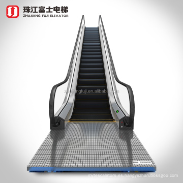 Productor de Fuji Fuji Servicio OEM Escaleras Pasajeros comerciales negros Pesaje de escalera mecánica